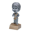 Female Karate Bobble Head - 6"